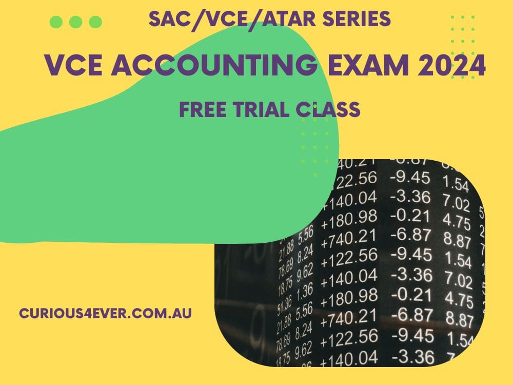 VCE Accounting Exam Preparation 2024