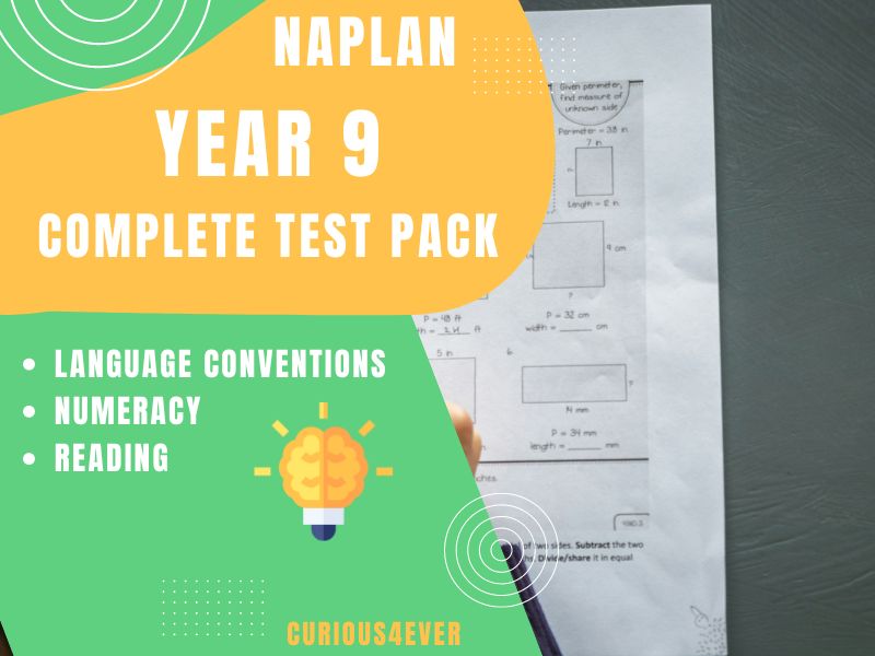 NAPLAN Year-9 Complete Practice Test Pack