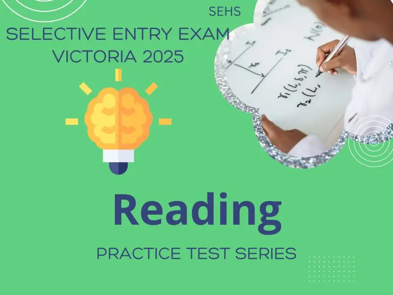 Selective Entry Victoria - Reading Test Series